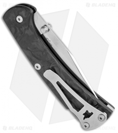 Buck 112 Slim Pro Lockback Knife Marble Carbon Fiber (S30V)