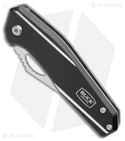 Buck Dealer Tin 247/246 2-for-1 Liner Lock Knife Black Aluminum (3," 2.8" Satin)