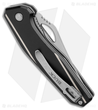 Buck Dealer Tin 247/246 2-for-1 Liner Lock Knife Black Aluminum (3," 2.8" Satin)