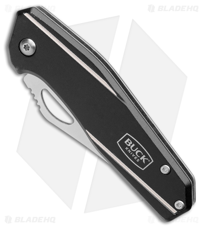Buck Dealer Tin 247/246 2-for-1 Liner Lock Knife Black Aluminum (3," 2.8" Satin)