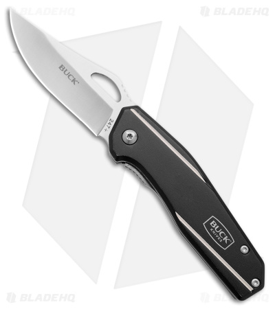 Buck Dealer Tin 247/246 2-for-1 Liner Lock Knife Black Aluminum (3," 2.8" Satin)