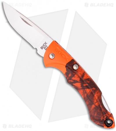 Buck Nano Bantam Lockback Knife Mossy Oak Blaze Camo (1.88" Satin) 0283CMS9-B