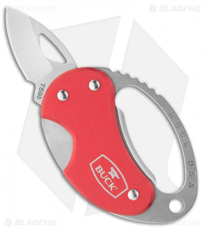 Buck Metro Liner Lock Knife Scarlet (1.125" Satin) 0759RDS2