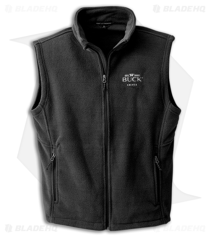 Buck Mens Zip-Up Vest Large 13007-LRG