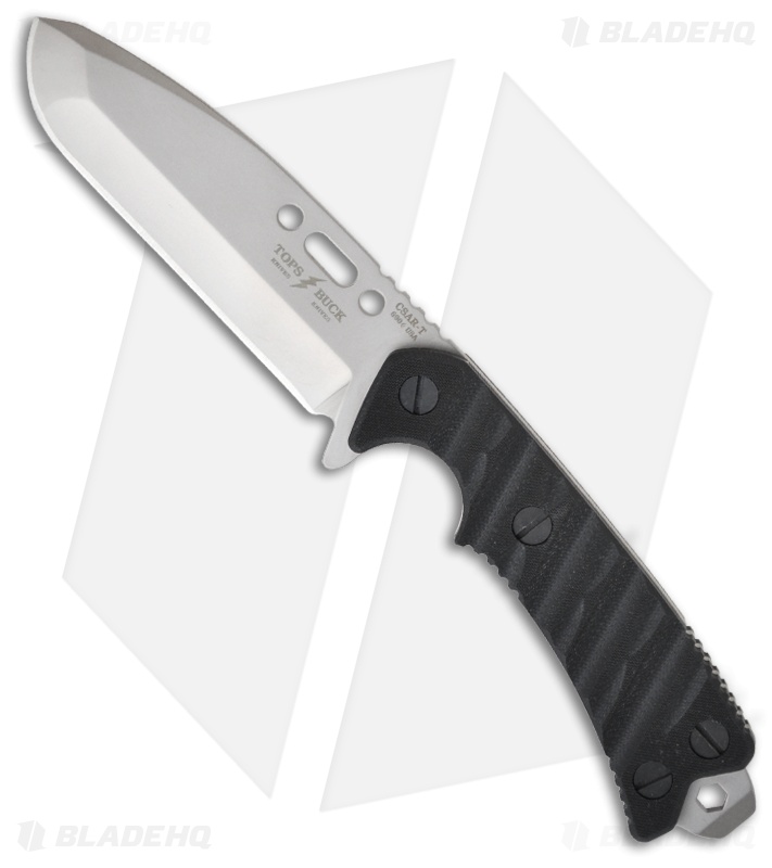 TOPS Knives / Buck CSAR-T Fixed Blade Knife (4.5" Plain) 0690BKSTP-B