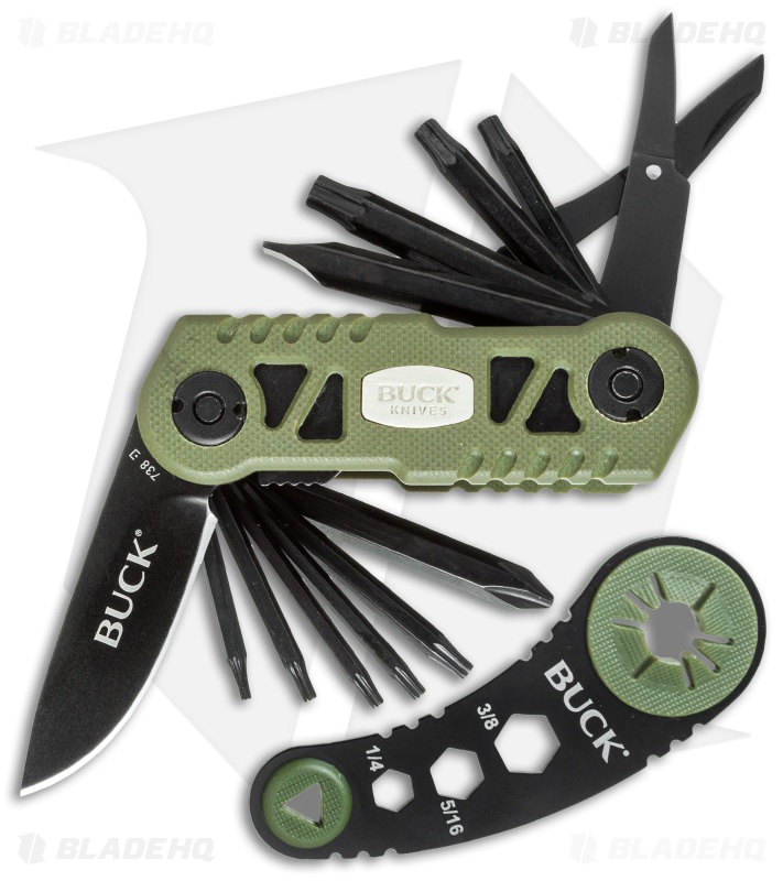 Buck Knives 738 Bow TRX Multi-Tool w/ Broadhead Wrench VPAK738GRS