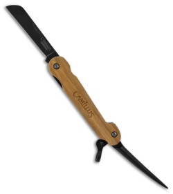 Camillus 7.5" Carbonitride Titanium Marlin Spike Bamboo Knife (2.75" Plain)