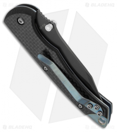 Camillus 7.25" Carbonitride Titanium Carbon Fiber Knife (3" Black Plain) 19051