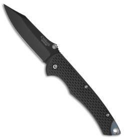 Camillus 7.25" Carbonitride Titanium Carbon Fiber Knife (3" Black Plain) 19051