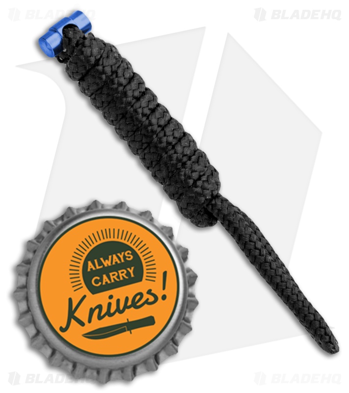 Chris Reeve Knives Small Sebenza Lanyard Black w/ Blue Pin
