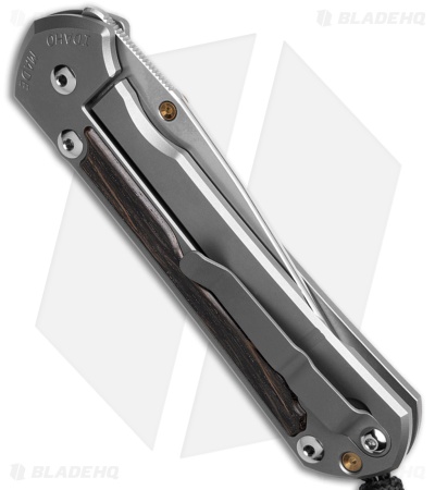 Chris Reeve Large Sebenza 31 MagnaCut Frame Lock Knife Bog Oak (3.625" SW)