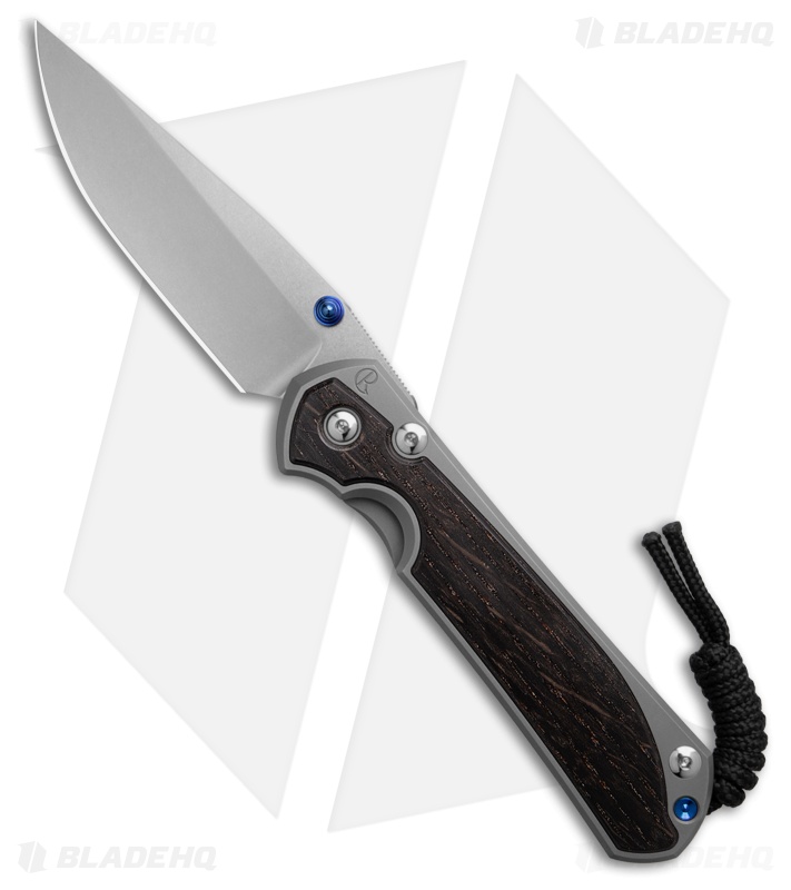 Chris Reeve Large Sebenza 31 Bog Oak Double Lug - Blade HQ