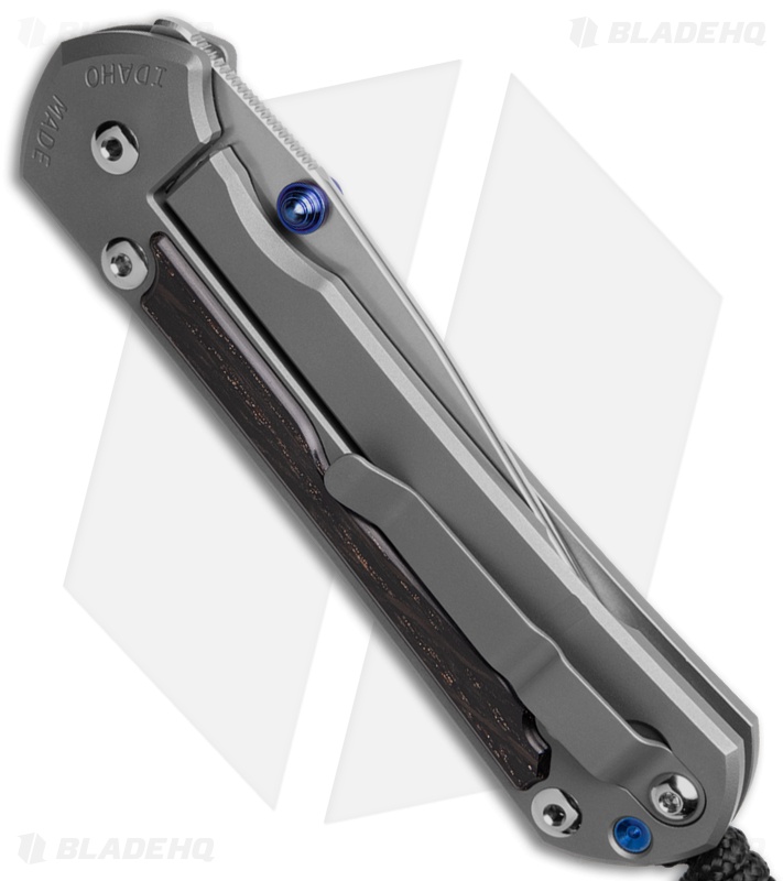 Chris Reeve Large Sebenza 31 Bog Oak Double Lug - Blade HQ