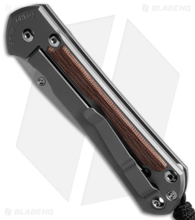Chris Reeve Large Sebenza 31 Left Hand Frame Lock Knife GB Ti/ Micarta (3.6" SW)