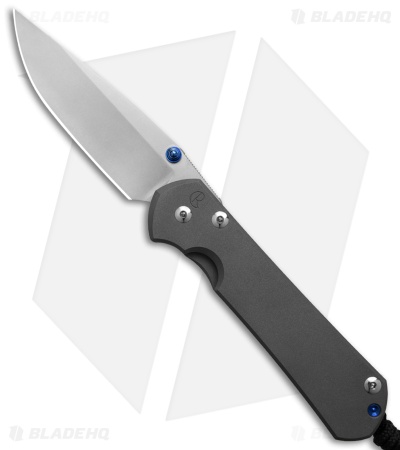 Chris Reeve Large Sebenza 31 Frame Lock Knife Ti Sand Blasted (3.6" Stonewash)