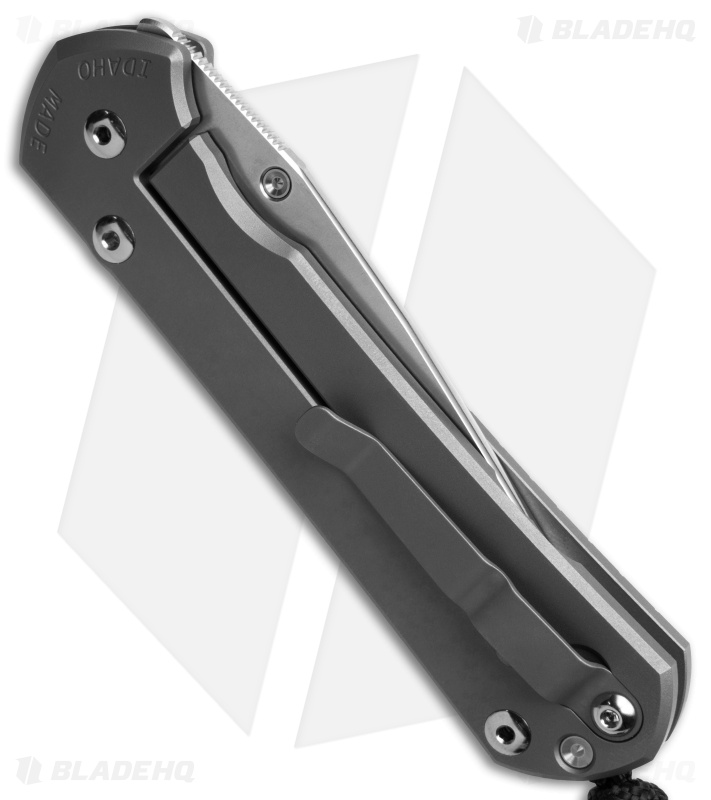 Chris Reeve Large Sebenza 31 Frame Lock Knife Titanium Forever Flag (3.6" SW)