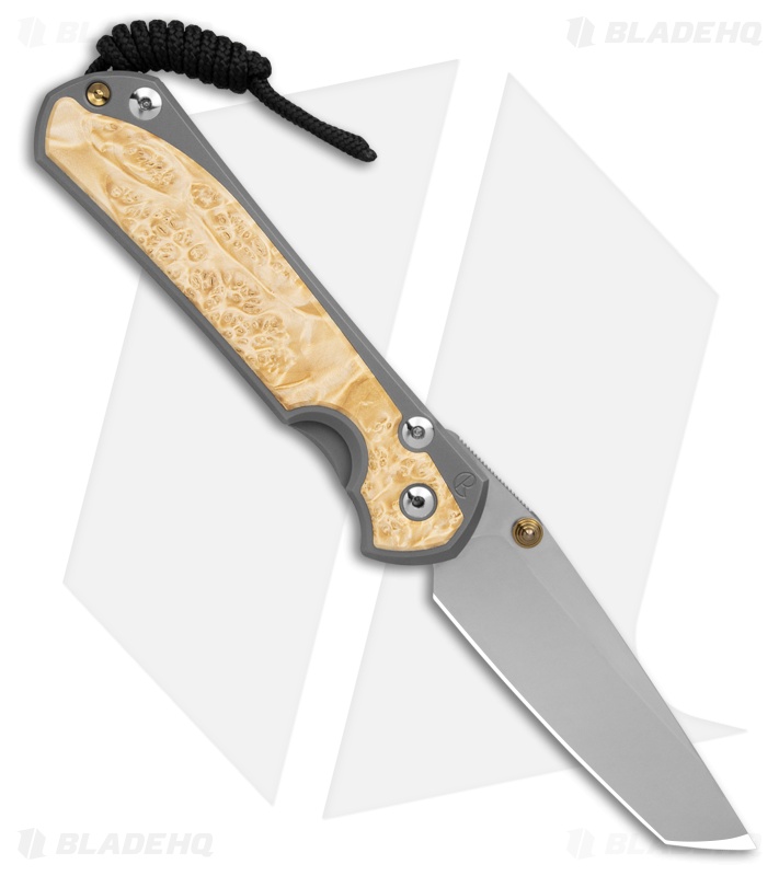 Chris Reeve Large Sebenza 31 GB/ Inlay Box Elder Tanto LH (3.6" SW)