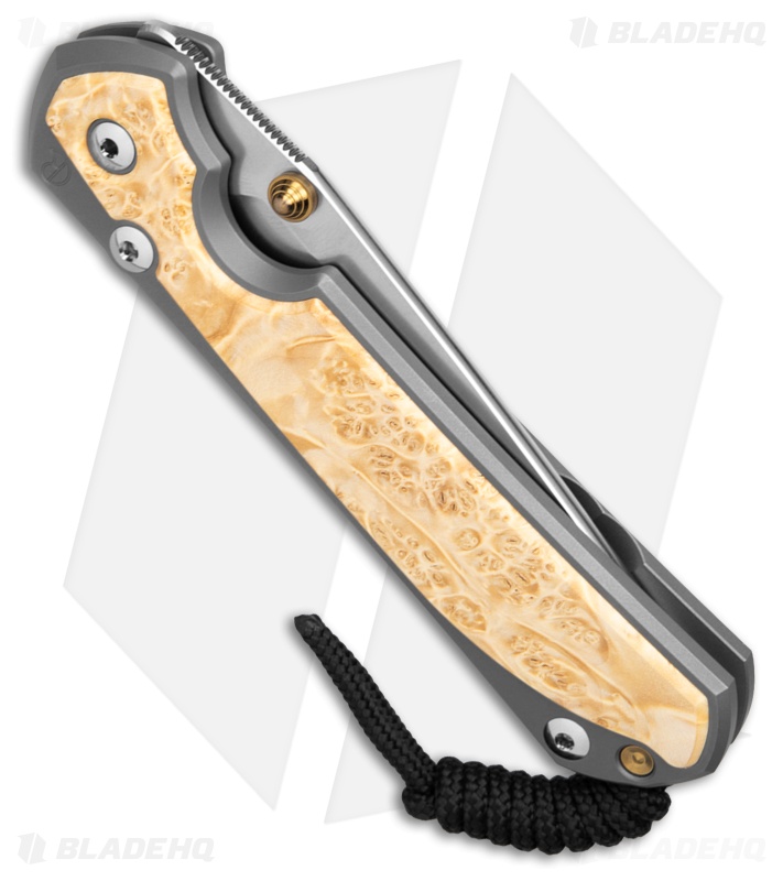 Chris Reeve Large Sebenza 31 GB/ Inlay Box Elder Tanto LH (3.6" SW)