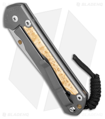 Chris Reeve Large Sebenza 31 GB/ Inlay Box Elder Tanto LH (3.6" SW)