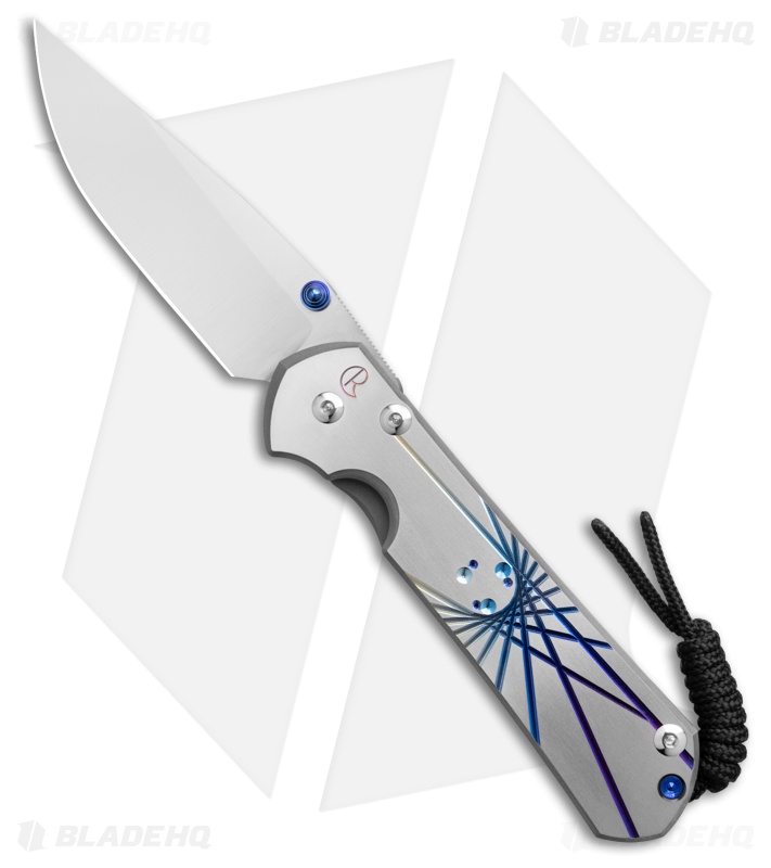 Chris Reeve Large Sebenza 31 Unique Blue Graphic L31-1400