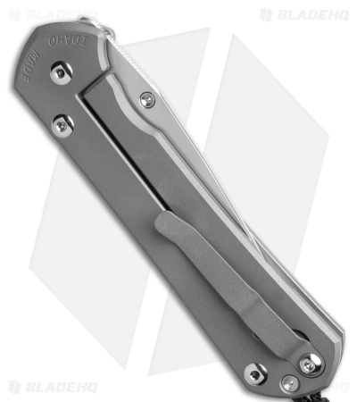 Chris Reeve Large Sebenza 31 Knife Unique Graphic Blue (3.6" Satin)L31-1400-0004