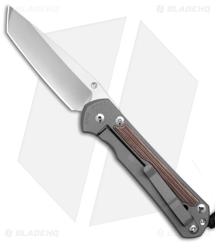 Chris Reeve Large Sebenza 31 LH Ti/Natural Canvas Micarta Tanto