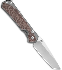 Chris Reeve Large Sebenza 31 LH Ti/Natural Canvas Micarta Tanto (3.625 SW)