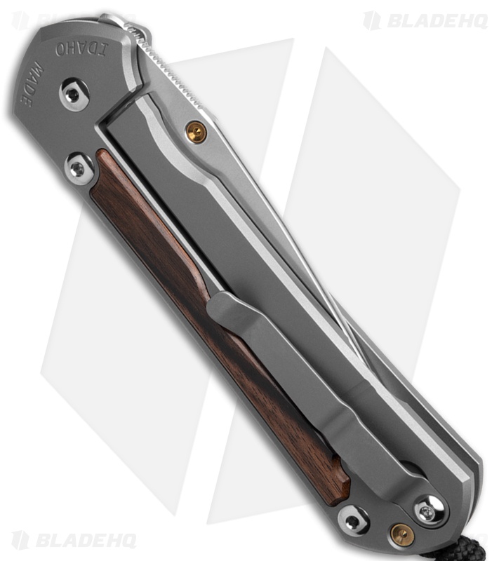 Chris Reeve Large Sebenza 31 MagnaCut Frame Lock Knife Ebony (3.625" Stonewash)