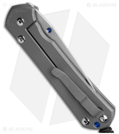 Chris Reeve Large Sebenza 31 Plain Tanto Titanium (3.625 Stonewash)