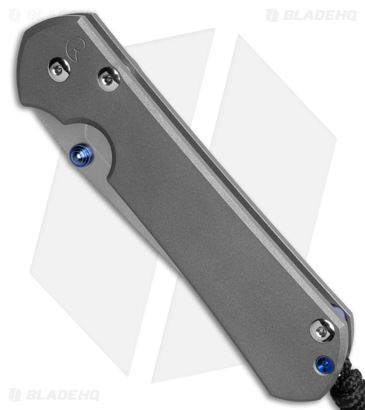 Chris Reeve Large Sebenza 31 Plain Tanto Titanium (3.625 Stonewash)