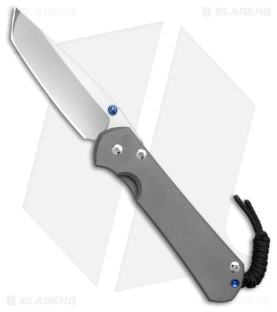 Chris Reeve Large Sebenza 31 Plain Tanto Titanium (3.625 Stonewash)