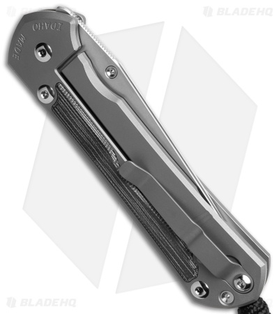 Chris Reeve Large Sebenza 31 Tanto Frame Lock Knife Ti/Black Micarta (3.5" SW)