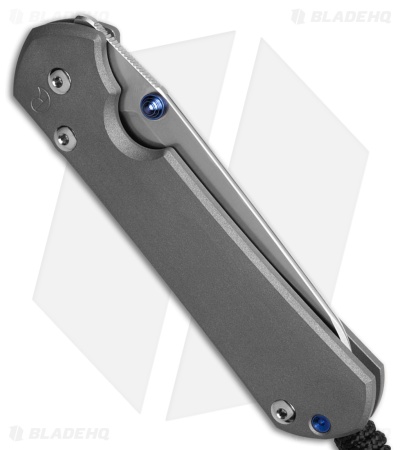 Chris Reeve Left-Hand Large Sebenza 31 Knife Sandblasted Ti (3.625" SW)