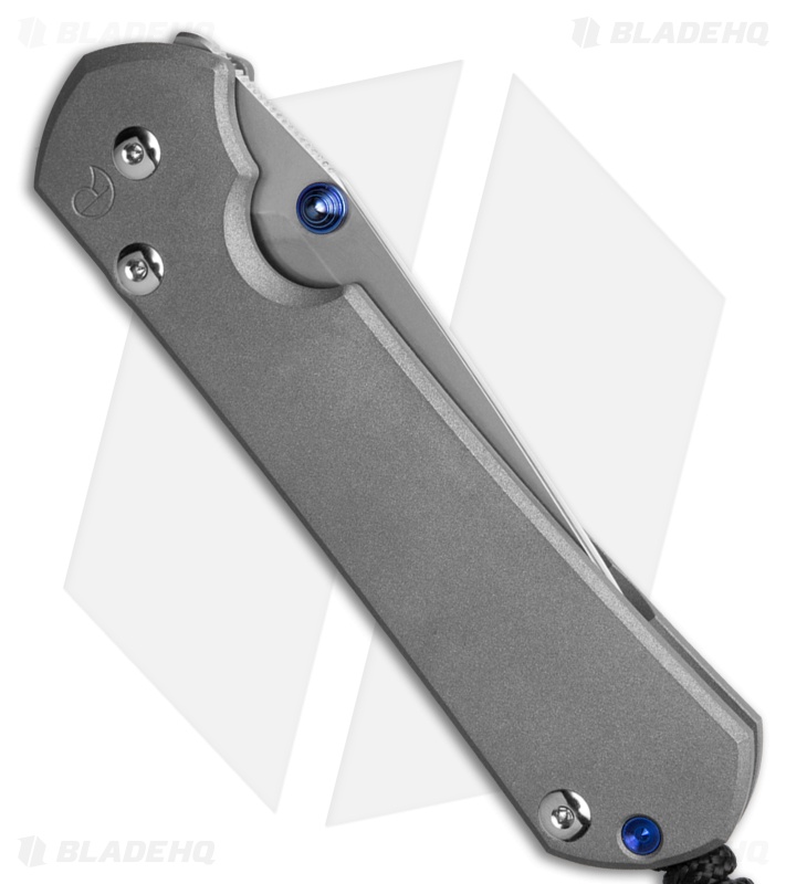 Chris Reeve Left-Hand Large Sebenza 31 Knife Sandblasted Ti Tanto (3.625" SW)