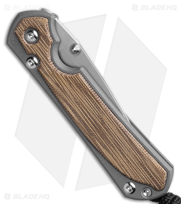 Chris Reeve Left Hand Small Sebenza 31 | Natural Micarta - Blade HQ