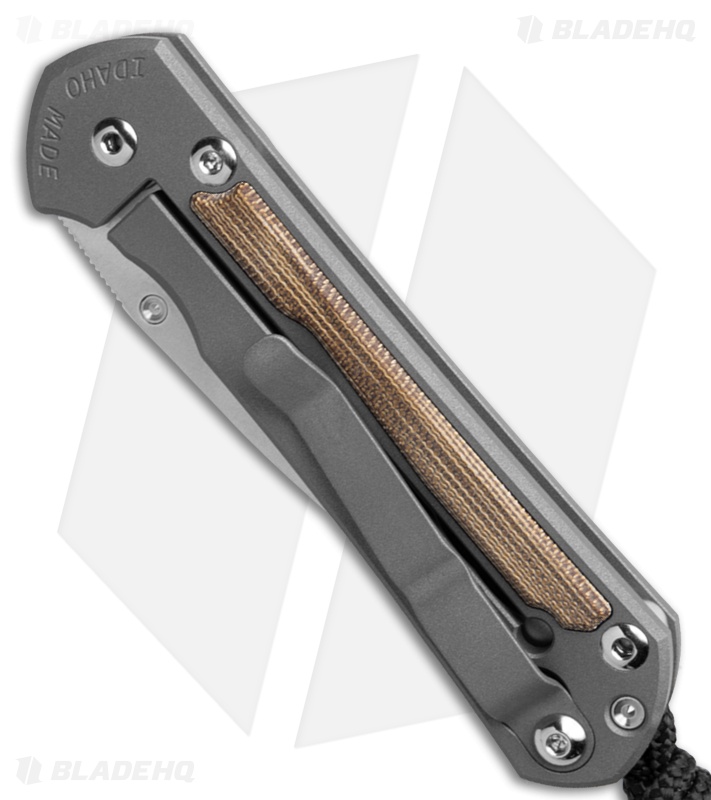 Chris Reeve Left Hand Small Sebenza 31 | Natural Micarta - Blade HQ