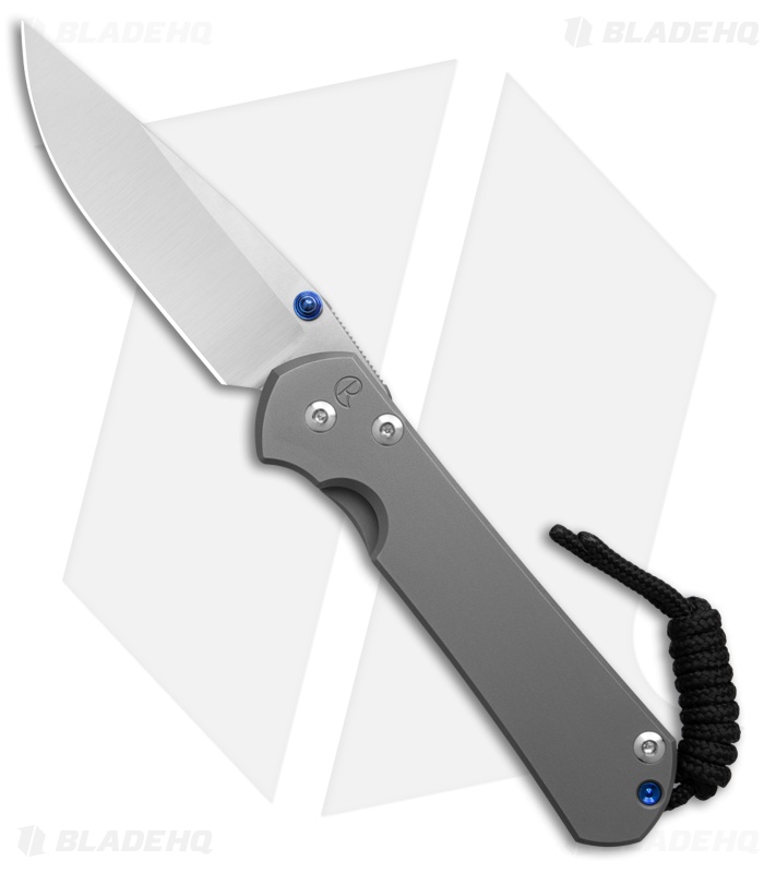 Chris Reeve Small Sebenza 31 Drop Point Knife Ti Glass Blasted (2.94" Polished)
