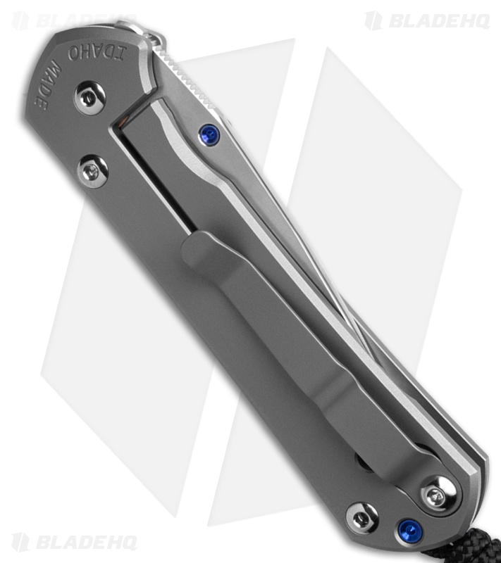 Chris Reeve Small Sebenza 31 Drop Point Knife Ti Glass Blasted (2.94" Polished)