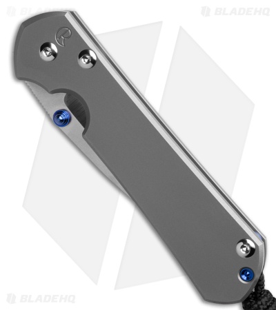Chris Reeve Small Sebenza 31 Drop Point Knife Ti Glass Blasted (2.94" Polished)