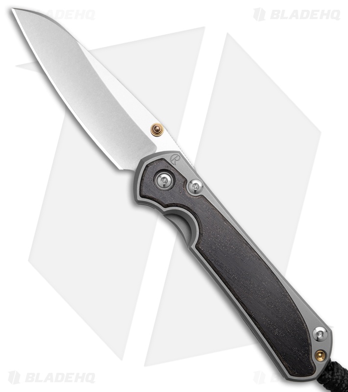 Chris Reeve Small Sebenza 31 Glass Blasted Bog Oak (2.94" SW)