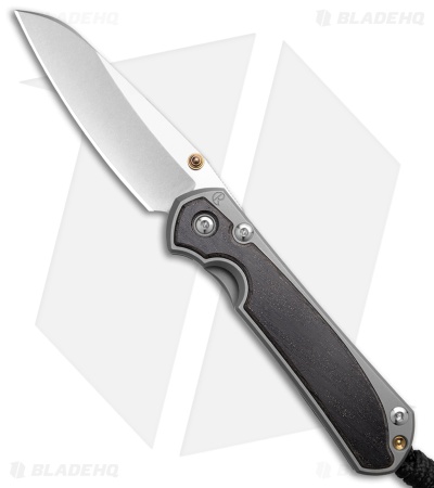 Chris Reeve Small Sebenza 31 Glass Blasted Bog Oak (2.94" SW)