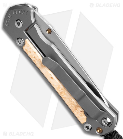 Chris Reeve Small Sebenza 31 Glass Blasted Box Elder (2.99" SW)
