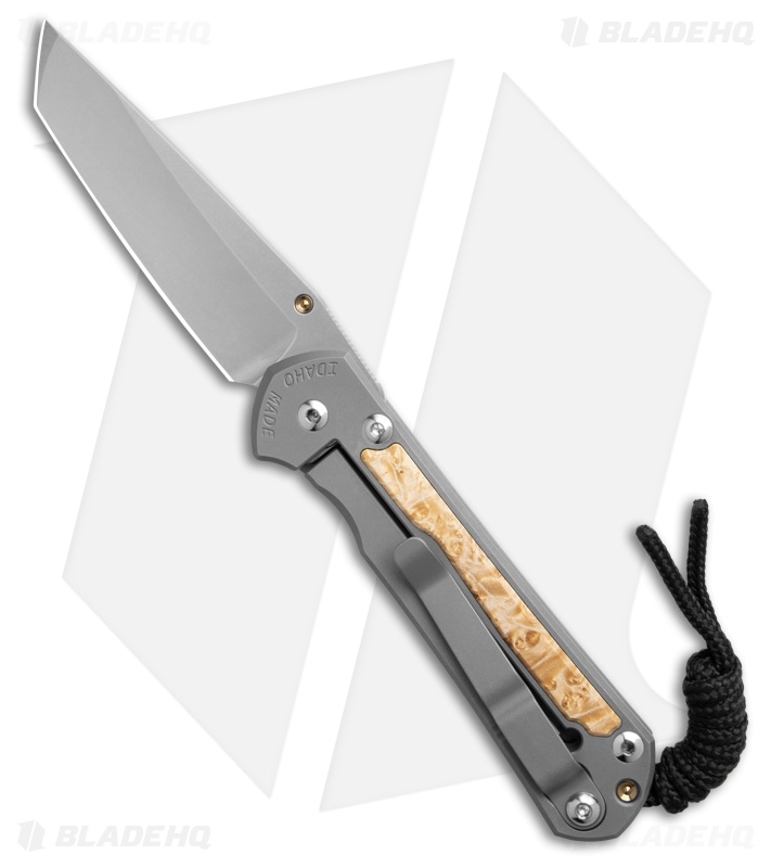 小心心碎 Chris Reeve Small Sebenza 31 Inlay Box Elder Tanto LH