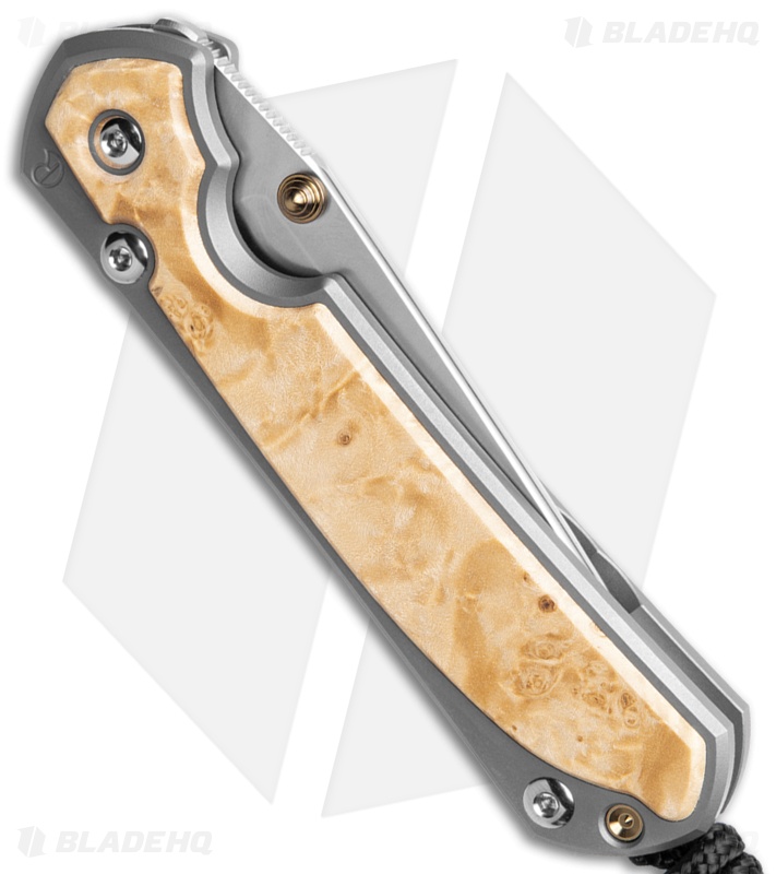 Chris Reeve Small Sebenza 31 Inlay Box Elder Tanto LH