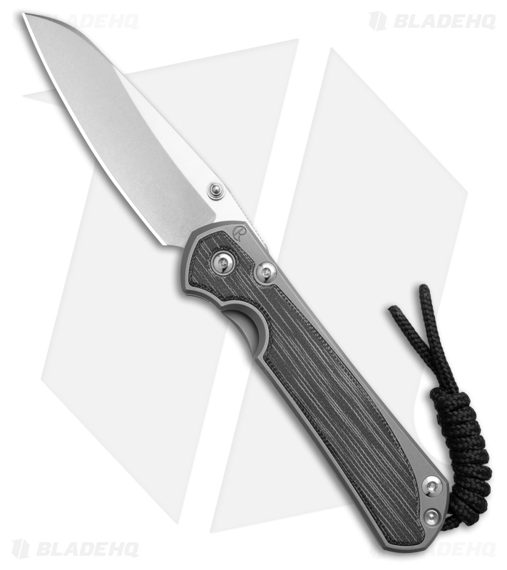Chris Reeve Small Sebenza 31 Knife Black Micarta  (2.99" SW) S31-1224