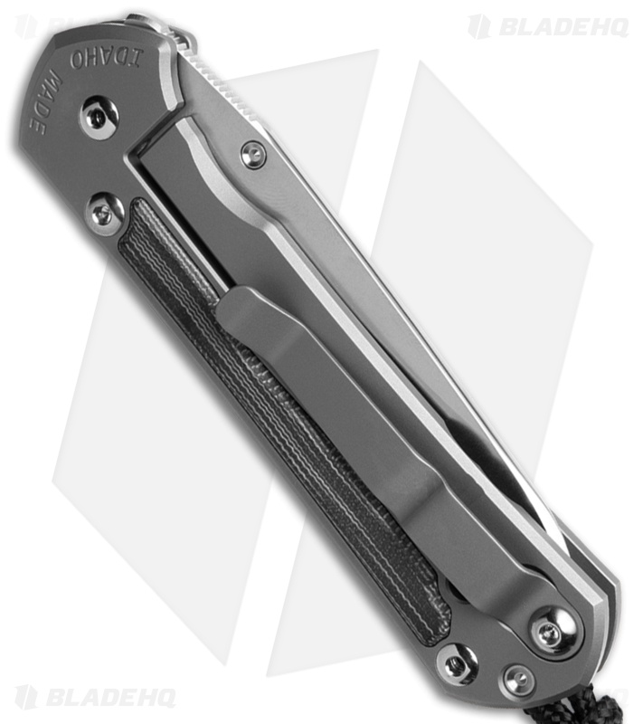 Chris Reeve Small Sebenza 31 Knife Black Micarta  (2.99" SW) S31-1224