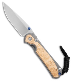 Chris Reeve Small Sebenza 31 Knife Box Elder Double Lug Knife (2.94" SW)