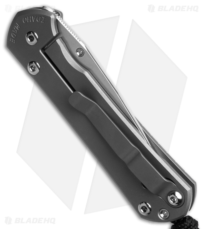 Chris Reeve Small Sebenza 31 Knife Titanium Forever Flag (2.94" Stonewash)