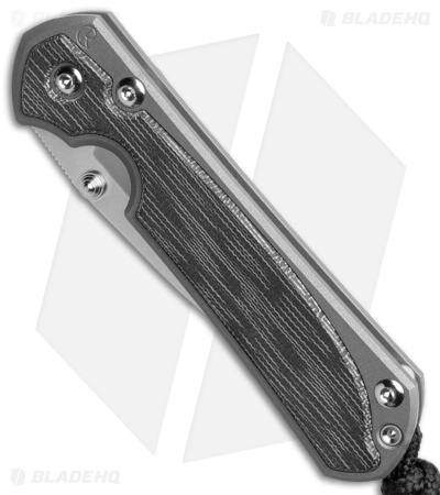 Chris Reeve Small Sebenza 31 MagnaCut Knife Black Micarta Double Lug (2.94" SW)