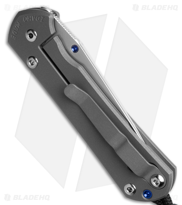 Chris Reeve Small Sebenza 31 Tanto MagnaCut Knife Sandblast Ti (2.99" SW)